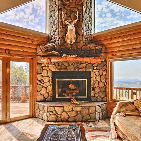 Stunning Log Cabin With Great Views, Firepit, Deck Near Twain Hart Sonora Esterno foto