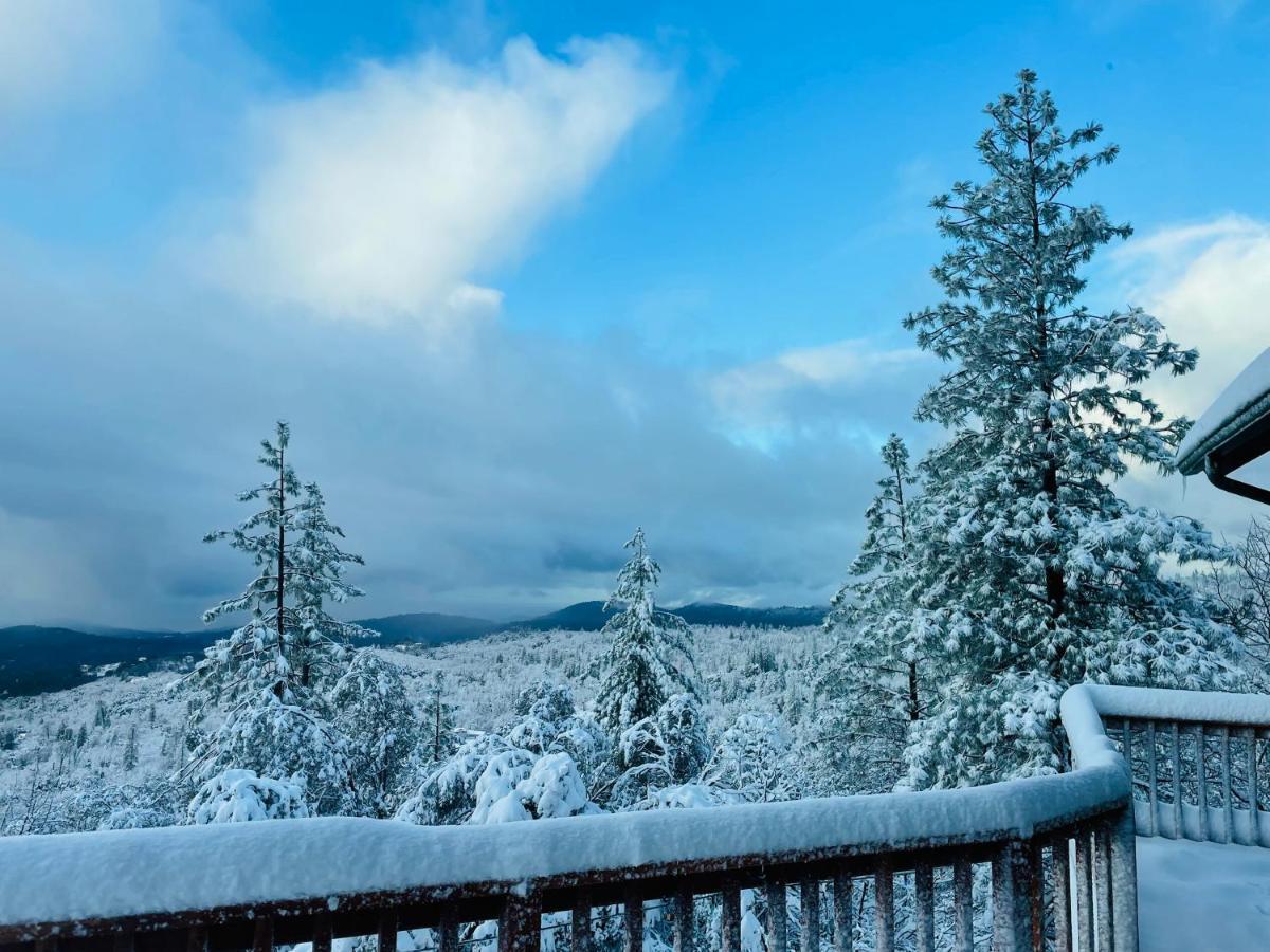 Stunning Log Cabin With Great Views, Firepit, Deck Near Twain Hart Sonora Esterno foto